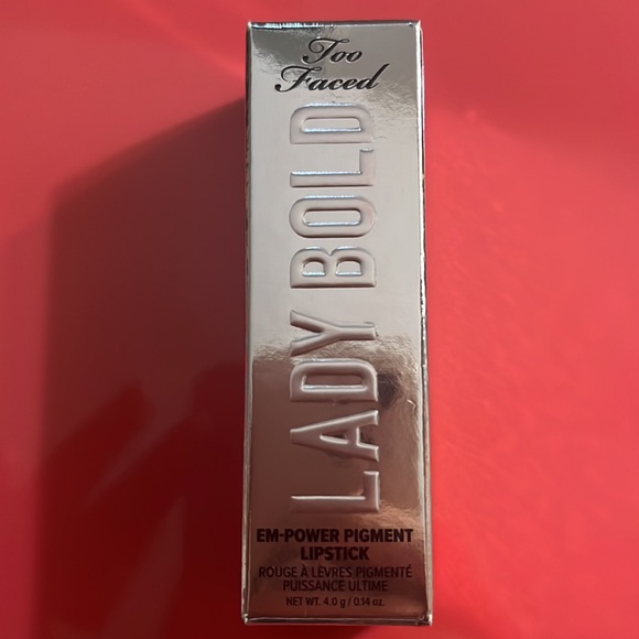 BNIB Too Faced! Lady BOLD đź’‹Power pigment Lipstick BE True To Youđź’‹ - Picture 5 of 7